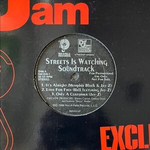 Jay-Z - “Streets Is Watching (Soundtrack)” 2x Vinyl LP Promo